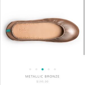 Excellent Used Tieks. Metallic Bronze